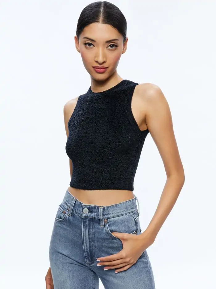 AMITY SLEEVELESS CROPPED TANK